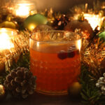 Hot Aperol with Cranberries