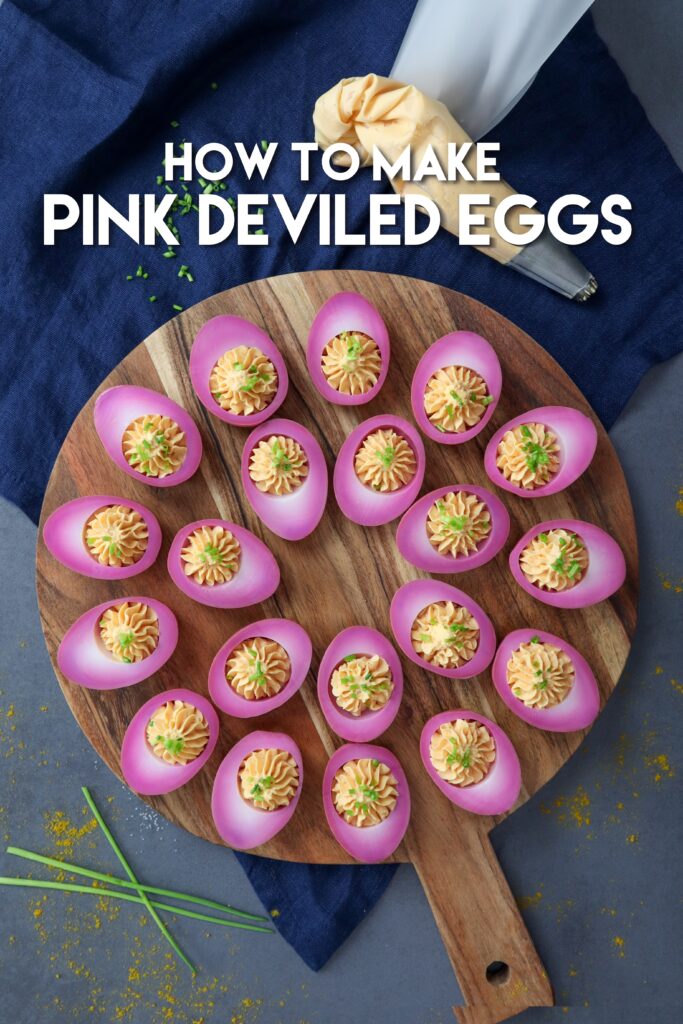 How To Make Pink Deviled Eggs