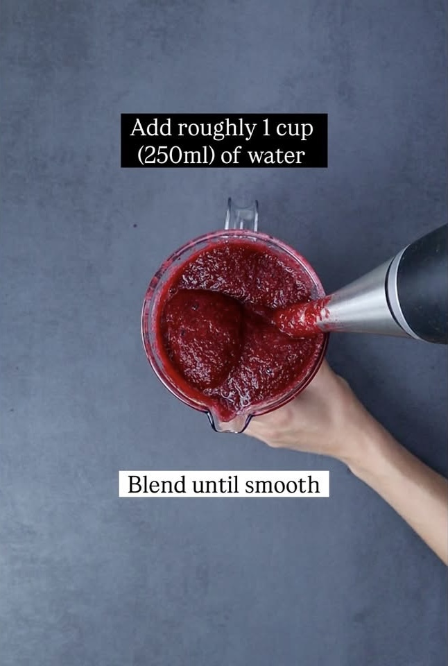 Beet Puree for Eggs