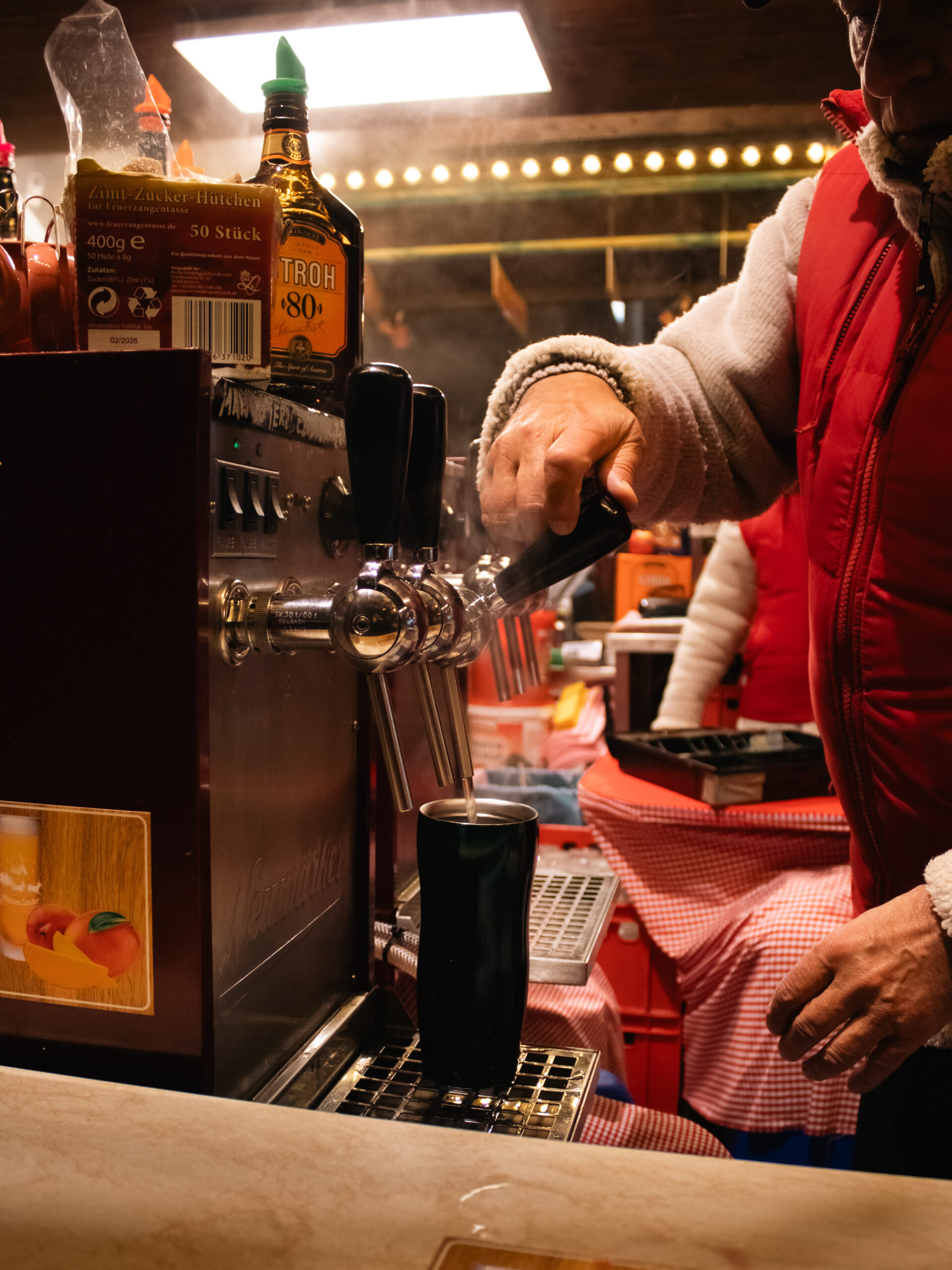 Mulled Wine at a German Christmas Market