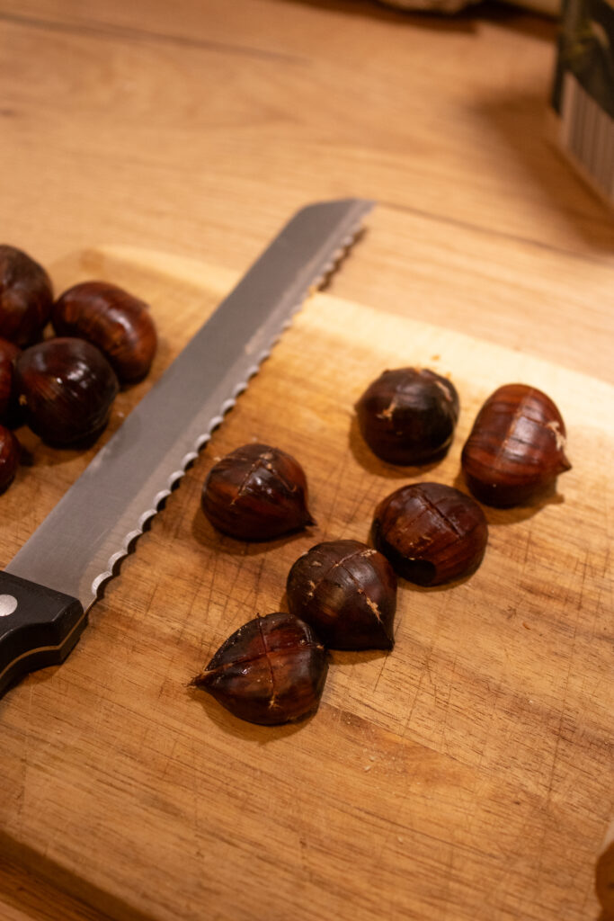 How to cut Chestnuts
