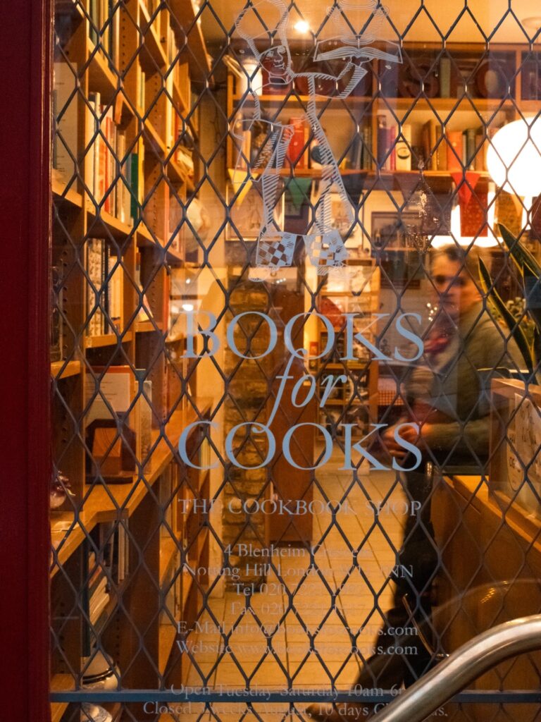 Cookbook store in London