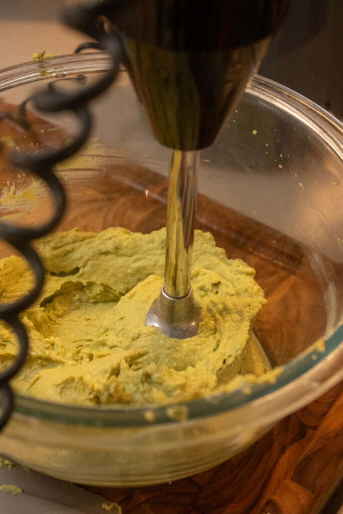 Egg Yolk and Avocado filling