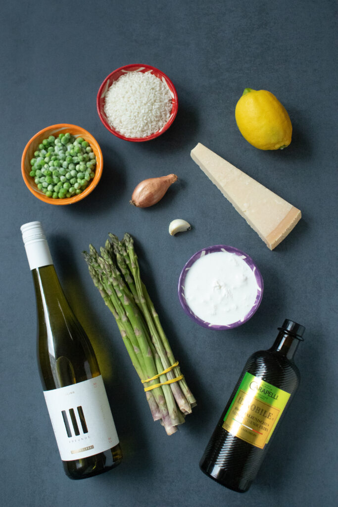 Ingredients for Asparagus Risotto